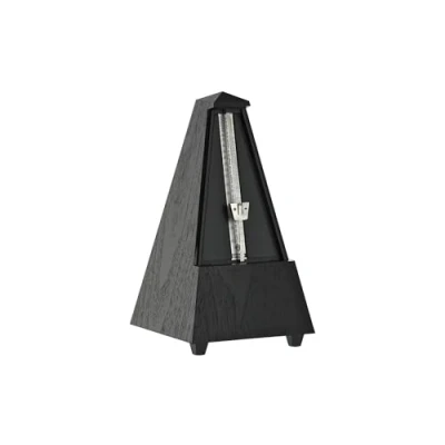 Afbeelding van Wittner M 845 161 metronoom Pyramide zwart houtmaserung/Kunststuk Accessoire voor keyboards