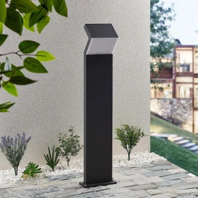 Afbeelding van Arcchio LED buitenlamp 1licht aluminium, kunststof H: 100 cm donkergrijs Inclusief lichtbron