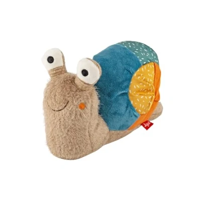 Afbeelding van sigikid 43282 Slak Patchwork Sweety, pluche, knuffeldier, knuffelzacht, vanaf 3 maanden