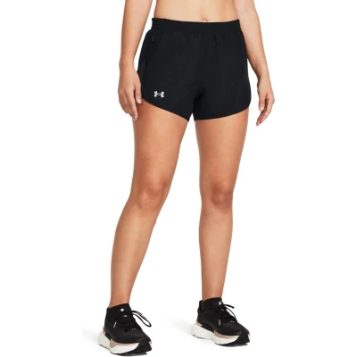 Afbeelding van Under Armour UA Fly By Short Dames Sportbroek Zwart Maat S