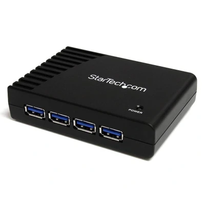 Afbeelding van StarTech.com 4 poort SuperSpeed USB 3.0 Hub Zwart