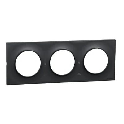 Afbeelding van Schneider Electric Odace Styl S540704 2 voudig frame antraciet
