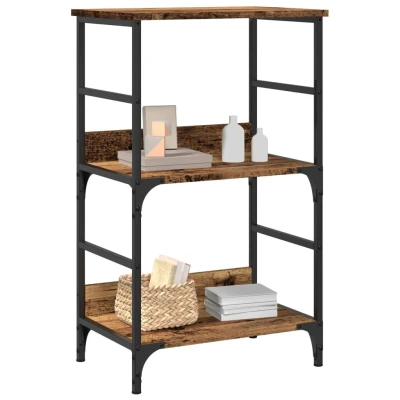 Afbeelding van vidaXL Boekenkast 50x33x82 cm bewerkt hout oud houtkleurig