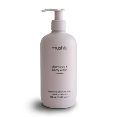 Afbeelding van Mushie babyshampoo en douchegel lavendel 400 ml