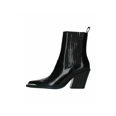Afbeelding van sacha Cowboy/Bikerlaarsjes, Dames, Maat: 36, Black Schoenen