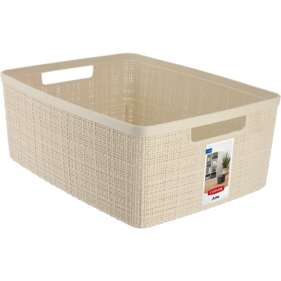 Afbeelding van Curver Opbergmand Jute Look 17L Cr&Egrave;Me