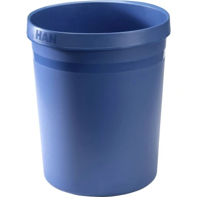 Afbeelding van HAN GRIP KARMA 18198 16 Prullenbak 18 l (Ø x h) 312 mm 350 Kringloop kunststof Blauw 1 stuk(s)