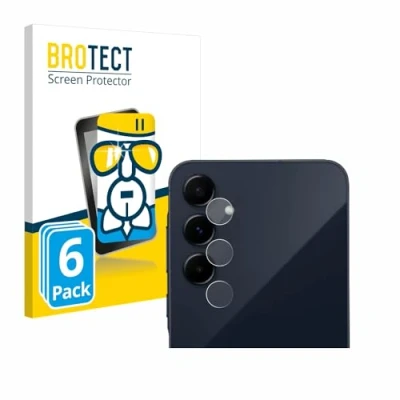 Afbeelding van BROTECT Glas Screen Protector voor Samsung Galaxy A55 5G (ALLEEN Camera Lens) (6 Stuks) Schermbeschermer [9H Hardheid, Beschermglas Folie niet Glas]
