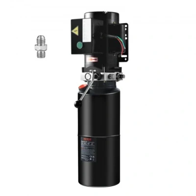 Afbeelding van VEVOR hydraulische pomp eenheid 220V 2200W enkelwerkende hydraulisch aggregaat 2,5 gal tank handpomp voor liften, vorkheftrucks enz.