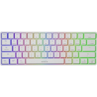 Afbeelding van GENESIS Thor 660 toetsenbord USB + Bluetooth QWERTY US International Wit