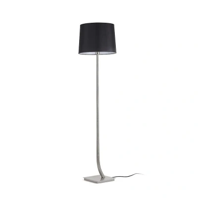 Afbeelding van Faro Lighting Rem Vloerlamp Ronde Tappered Shade Zwart, E27