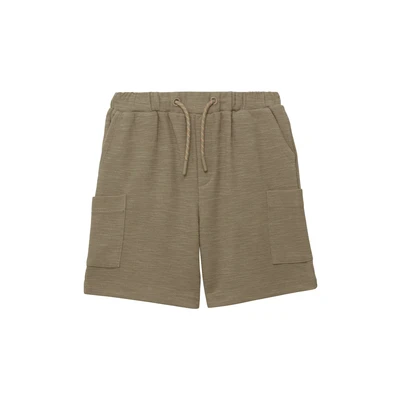 Afbeelding van s.Oliver Struk Bermuda IM Loose FIT Trainingsbroek voor kinderen, Maat: 116, Sandstein