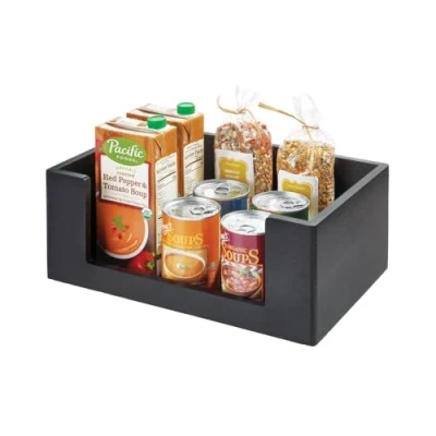 Afbeelding van Opbergbox Groot Open iDesign The Home Edit Zwart (38 x 25,5 cm)