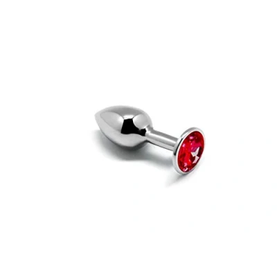 Afbeelding van Butt Plug with Red Jewel Size S