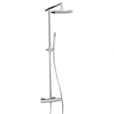 Afbeelding van DEMM Shower douchecombinatie thermostaat met regendouche chroom 1208946967