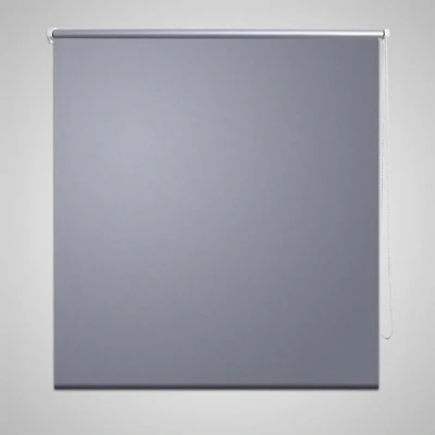 Afbeelding van Rolgordijn Verduisterend 100 x 230 cm grijs
