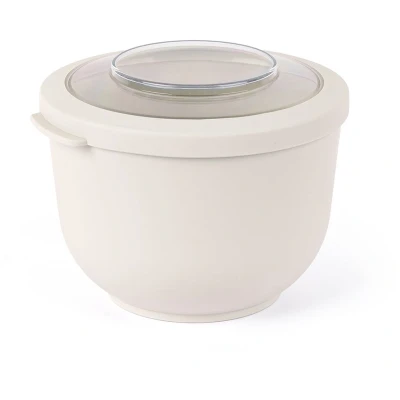 Afbeelding van Amuse Tylla oat Life Bowl Lunchbox Perfect Afsluitbare Verhouddoos Saladebox voor onderweg Vaatwas, magnetron, en diepvriesbestendig Lichtgrijs 1200 ml