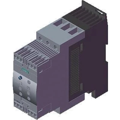 Afbeelding van Siemens 3rw40 softstarter 22kw bij 400v 45a 40 graden us 110 230v vac dc gestuurde fasen 2 3rw4036 1bb14