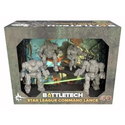Afbeelding van Catalyst Game Labs BattleTech: Star League Command Lance Miniaturen Spel Leeftijd 14+ 2+ Spelers 30+ Minuten speeltijd