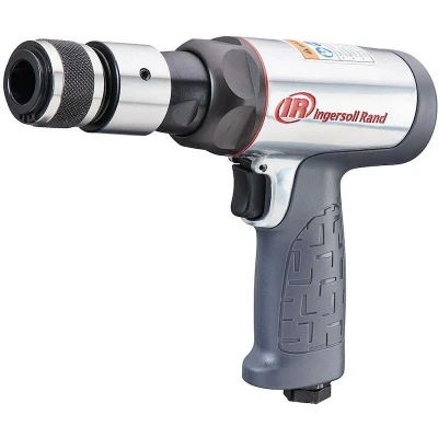 Afbeelding van Ingersoll Rand Kit Hamer 123MAXH, Korte Loop, 5 delige Beitelset, Snelwisselhouder, Lichtgewicht, Anti Vibratie Elektrisch Gereedschap met Draagkoffer
