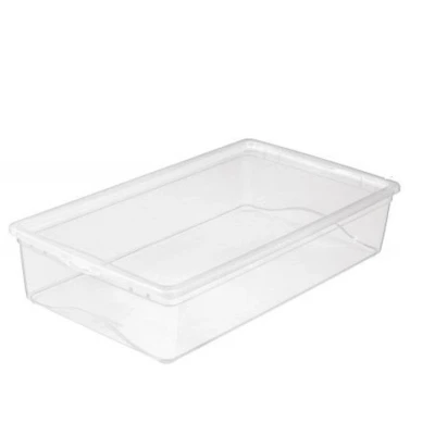 Afbeelding van SUNWARE Omega Clearbox met deksel 19 Liter 58,7 x 33,1 12,5 cm transparant