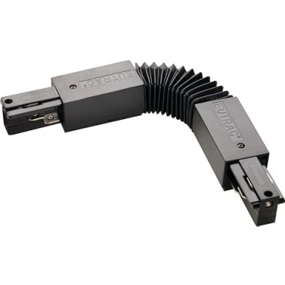 Afbeelding van Eutrac flexibele koppeling 3 fasen rail zwart 145580