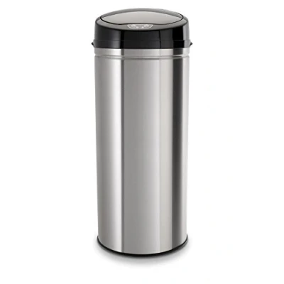 Afbeelding van ECHTWERK Vuilnisemmer INOX BRUSHED Infraroodsensor, romp van edelstaal, inhoud 42 liter (2 delig)