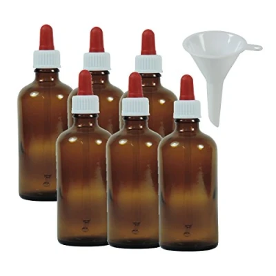 Afbeelding van Viva Haushaltswaren 10 bruine glazen apothekers flessen, glas, bruin, 100 ml
