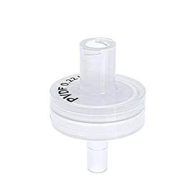 Afbeelding van Spuit Filter, ABLUO, 13mm, PVDF Membraan, 0.22µm, PP Behuizing, 10/pk
