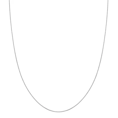 Afbeelding van Kuzzoi Exclusieve 925 zilveren herenketting, uniseks, ketting (1 mm), boxketting, lengte 60 cm, Sterling zilver