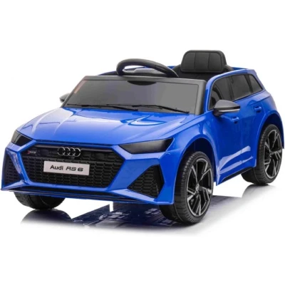 Afbeelding van Audi RS6 Kinderauto Blauw 12V