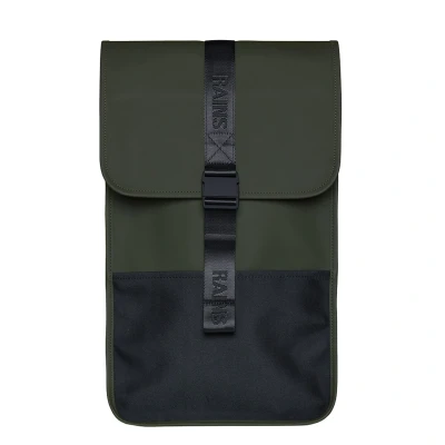 Afbeelding van Rains Trail backpack W3 green Laptoptas Laptoprugzak