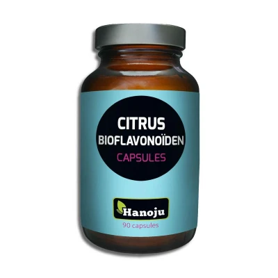 Afbeelding van Hanoju Citrus Bioflavonoiden capsules, 90 Veg. capsules
