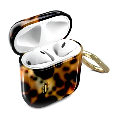 Afbeelding van iDeal of Sweden Apple AirPods 1 / 2 hoesje Clear Case Tortoise