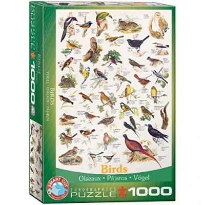 Afbeelding van Eurographics puzzel Birds 1000 stukjes