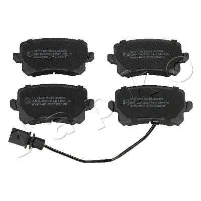 Afbeelding van JAPKO 510917 Remblokkenset Achteras AUDI: Q3 (8UB, 8UG) RS 2.5 quattro, performance quattro 2013 2018