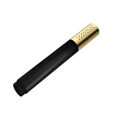 Afbeelding van HotBath Cobber Staafhanddouche 2.4cm 1 stand messing Gepolijst