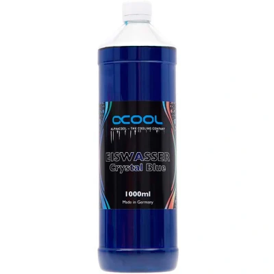 Afbeelding van Alphacool IJswater Kristalblauw UV (1000 ml, Kant en klaar), Koelvloeistof voor waterkoelers, Blauw