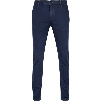 Afbeelding van Alberto Rob T400 Dynamic Chino Donkerblauw maat W 31 L 34 Heren met Slim fit Pasvorm Super stretch