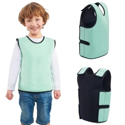Afbeelding van Compressievest voor kinderen Diepe Drukvesten ADHD hulpmiddelen Autisme sensorische kleding Comfortabel ontwerp Compressieshirt (Small)