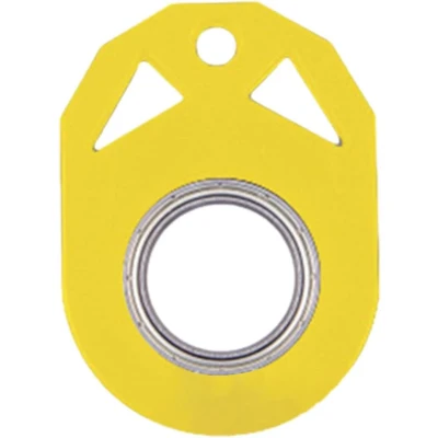Afbeelding van Cazy Ninja Fidget Spinner Sleutelhanger Keychain Anti stress Geel