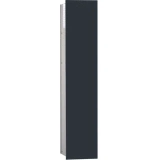 Afbeelding van Emco asis module 2 0 inbouw toiletmodule met 1 deur 17x81 1cm rechts zwart 975427552