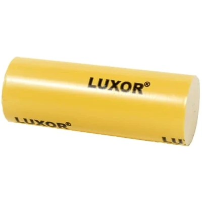 Afbeelding van LUXOR Solid polijstpasta, geel, zeer hoge glans, polijstafwerking voor edele metalen, goud, zilver, platina, staal, roestvrij messing, Ø 30 x 80 mm
