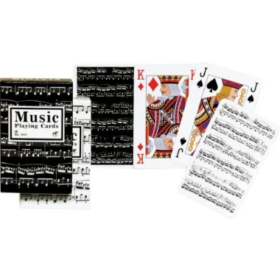 Afbeelding van Piatnik Speelkaarten Muziek single deck