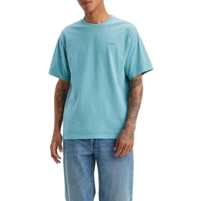 Afbeelding van Levi&#039;s TAB Vintage TEE Tshirt basic Blue grotto, Heren, Maat: XL, grotto