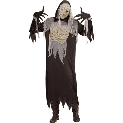 Afbeelding van Widmann Mummie Kostuum Smurfafa Man Zwart XL Halloween Verkleedkleding