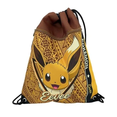Afbeelding van Pokemon Eevee Gymtas / zwemtas 44 cm incl. vak met rits High Quality