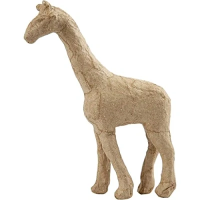 Afbeelding van Creotime Giraffe 16 x 11 cm bruin