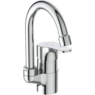 Afbeelding van Ideal standard wastafelkraan opb mechanisch chroom 1 gats kraang bc837aa