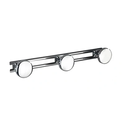 Afbeelding van Wenko Reling Met 3 Haken Basic 42,5 X 6,5 Cm Rvs Chroom/zilver